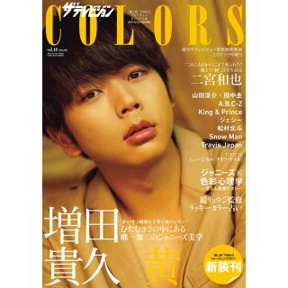 ジャニーズ(Johnny's)のザテレビジョン COLORS vol.48 表紙 増田貴久 抜けなし(アート/エンタメ/ホビー)