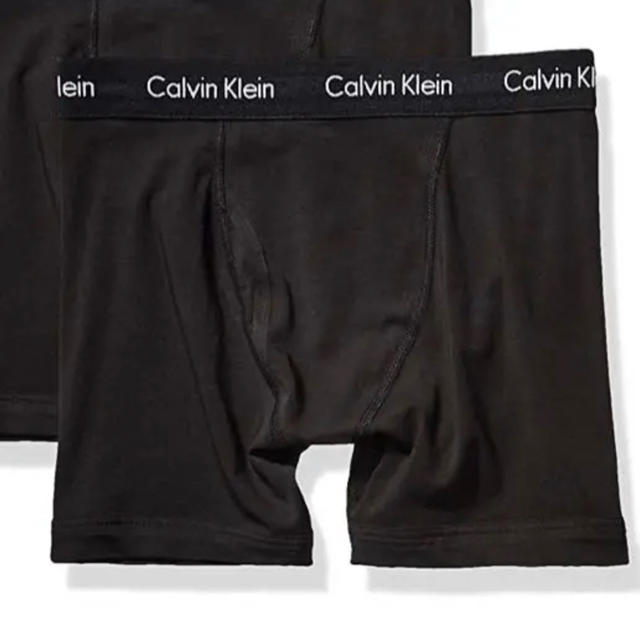 Calvin Klein(カルバンクライン)のカルバンクライン★ボクサーパンツ2枚セットM（日本サイズL）黒 メンズのアンダーウェア(ボクサーパンツ)の商品写真