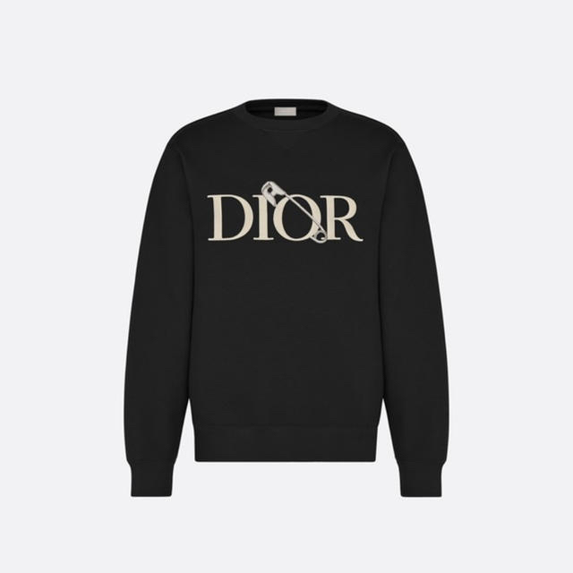 Dior(ディオール)のDIOR AND JUDY BLAME 黒 スウェットシャツ L 即完売 メンズのトップス(スウェット)の商品写真