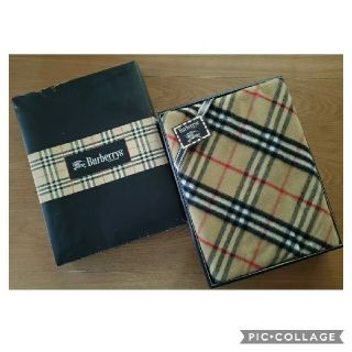 バーバリー(BURBERRY)のBURBERRY バーバリー 純毛毛布 新品(毛布)