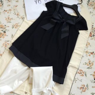 トゥービーシック(TO BE CHIC)のTO BE CHIC♡リボンチュニック(チュニック)