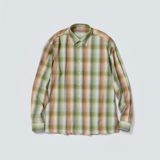 AURALEE 20AW新作 ウールチェックシャツ グリーン サイズ5新品未使用