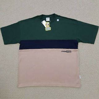 ジーユー(GU)のSTUDIO SEVEN×GU オーバーサイズT 5分袖 M(Tシャツ/カットソー(半袖/袖なし))