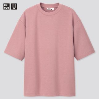 ユニクロ(UNIQLO)のUNIQLO エアリズムコットンオーバーサイズTシャツ（5分袖）(Tシャツ/カットソー(半袖/袖なし))