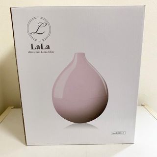 加湿器 LaLa J17-2 アロオイル アロマ加湿器 ドロップ型 ピンク(加湿器/除湿機)