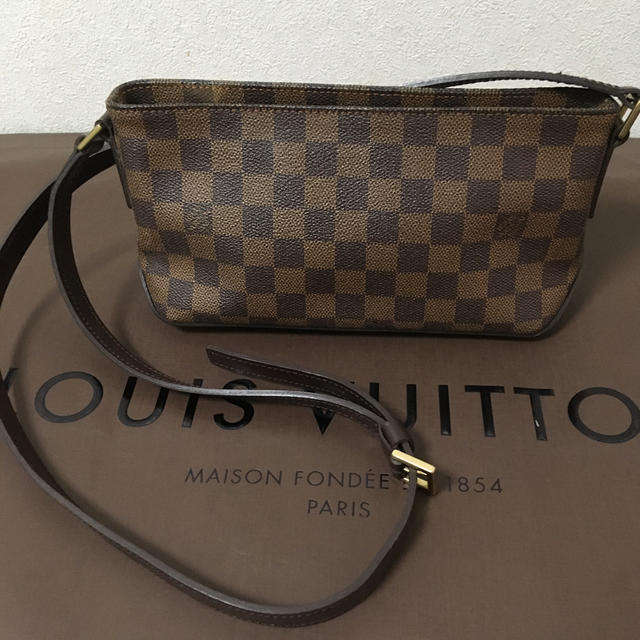 美品　LOUIS VUITTON ルイヴィトン  ダミエ  トロターレディース