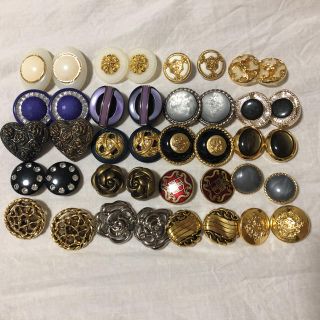 ボタン　ペア　20組　ハンドメイド(各種パーツ)