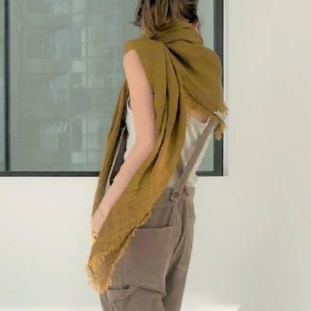 L'Appartement DEUXIEME CLASSE(アパルトモンドゥーズィエムクラス)のL'Appartement 【メゾンドバカンス】 Linen Stole  レディースのファッション小物(ストール/パシュミナ)の商品写真