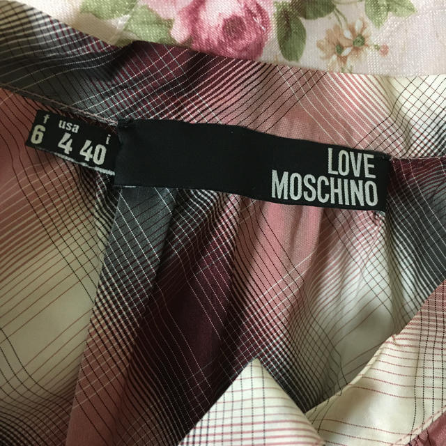 LOVE MOSCHINO（ラブ モスキーノ）チェックタイトワンピ　サイズ40