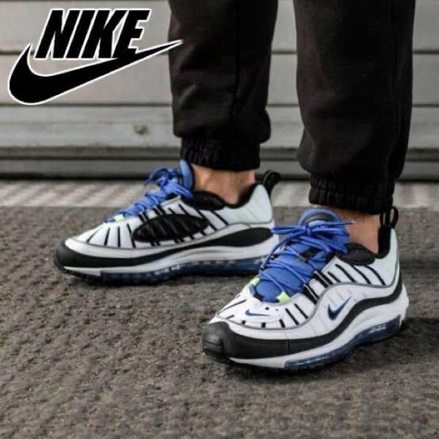 NIKE(ナイキ)のNIKE AIR MAX 98 Blue White メンズの靴/シューズ(スニーカー)の商品写真