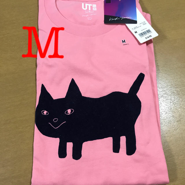 UNIQLO(ユニクロ)のMピンク猫　米津玄師 ユニクロ コラボUT T メンズのトップス(Tシャツ/カットソー(半袖/袖なし))の商品写真