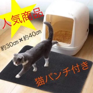 砂猫マット（猫パンチ付き）みい様専用(猫)