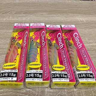 シマノ(SHIMANO)のクリンチ フラッシュブースト 3号4本セット 送料込み！(ルアー用品)
