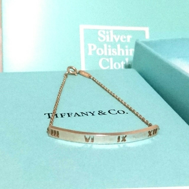 Tiffany & Co.(ティファニー)の★Tiffanyティファニーアトラス プレートSV925ブレスレット レディースのアクセサリー(ブレスレット/バングル)の商品写真