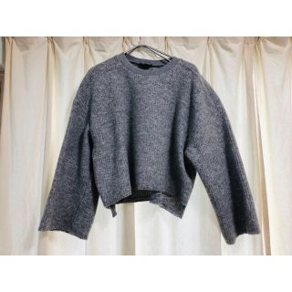 トップショップ(TOPSHOP)のTOPSHOP♡ショート丈グレーニット(ニット/セーター)