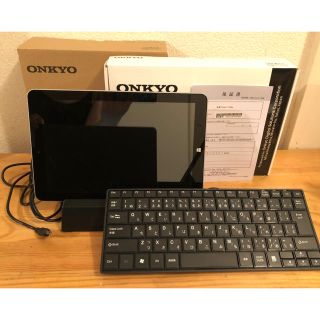 オンキヨー(ONKYO)の【Handler01様専用】ONKYO Windowsタブレット 10.1セット(タブレット)