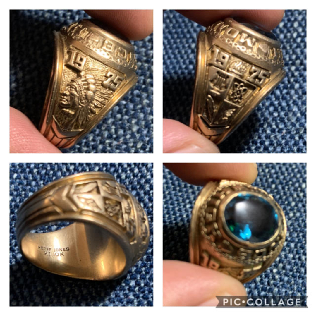 HERFF JONES ハーフジョンズ社製 カレッジリング 20〜21号 10kの HERFF JONES ハーフジョンズ社製 カレッジリング 20〜21号 10kの
