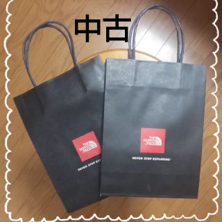 ザノースフェイス(THE NORTH FACE)のNORTH FACE★ノースフェイス★紙袋　中古　難あり　2点セット　USED(その他)