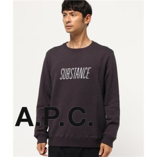 アーペーセー(A.P.C)の【美品】A.P.C. SUBSTANCE スウェット 日本製(スウェット)