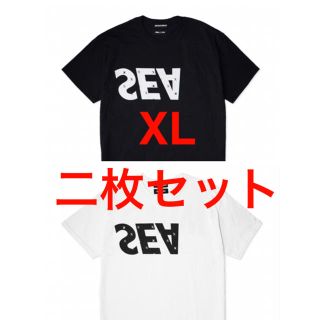 シー(SEA)のgod selection xxx × windandsea 黒白XL二枚組(Tシャツ/カットソー(半袖/袖なし))