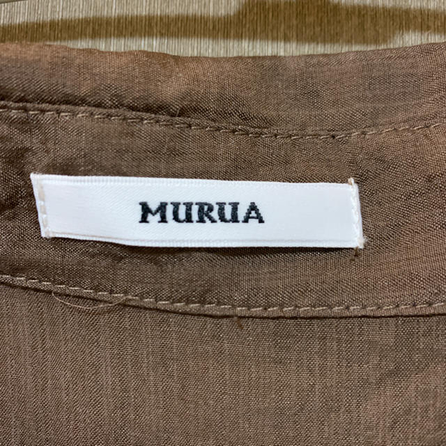 MURUA(ムルーア)のMURUA ニュアンスシアーシャツ レディースのトップス(シャツ/ブラウス(長袖/七分))の商品写真