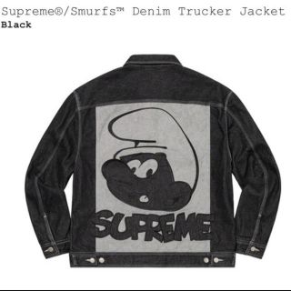 シュプリーム(Supreme)のSupreme smurfs denim trucker Jacket L(Gジャン/デニムジャケット)