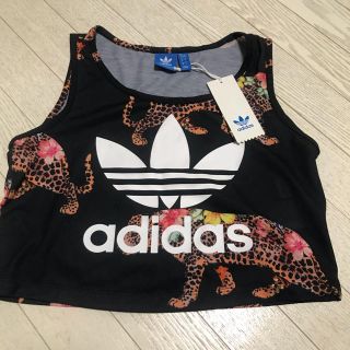 アディダス(adidas)のアディダス  ショート丈タンクトップ新品(タンクトップ)