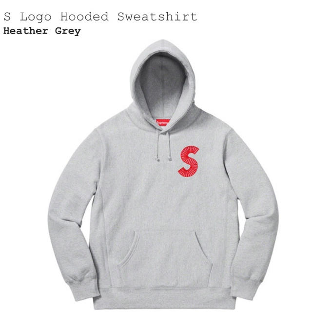 Supreme S Logo Hooded Sweatshirt 【L】