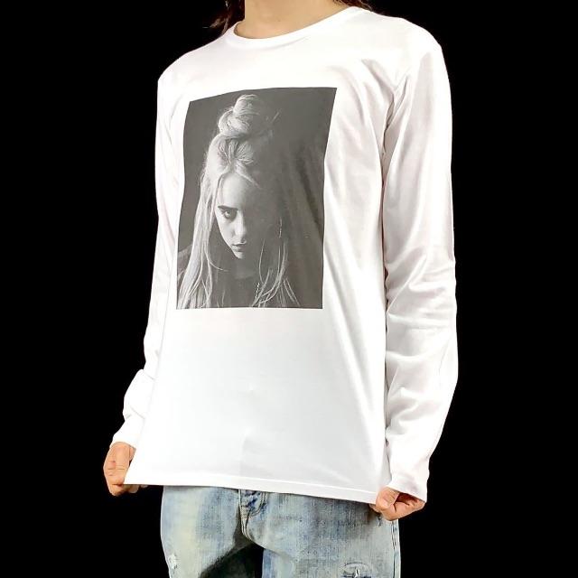 新品 Billie Eilish  Bad Guy ロンT 長袖 Tシャツ