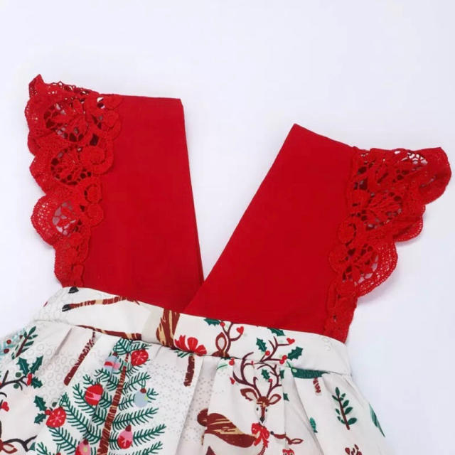 クリスマス　ロンパース　ベビー服　韓国　海外インポート服 キッズ/ベビー/マタニティのベビー服(~85cm)(ロンパース)の商品写真