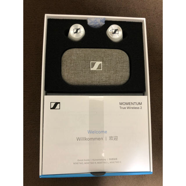 SENNHEISER(ゼンハイザー)のSENNHEISER MOMENTUM True Wireless 2 ホワイト スマホ/家電/カメラのオーディオ機器(ヘッドフォン/イヤフォン)の商品写真