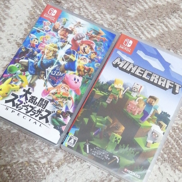 【新品・未開封品】Minecraft・大乱闘スマッシュブラザーズ Switch