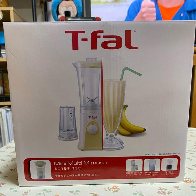 T-fal(ティファール)の【値下げしました！！】ティファール　ミニマルチ　ジューサー・ミキサー スマホ/家電/カメラの調理家電(ジューサー/ミキサー)の商品写真