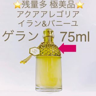 ゲラン(GUERLAIN)の⭐️極美品⭐️ゲラン アクアアレゴリア イラン&バニーユ EDT SP 75ml(香水(女性用))