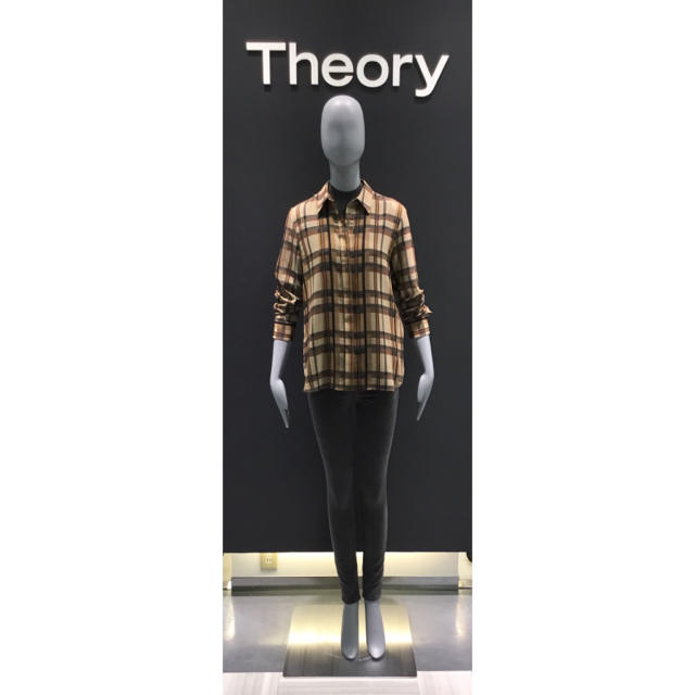 theory(セオリー)のTheory 19aw チェックブラウス レディースのトップス(シャツ/ブラウス(半袖/袖なし))の商品写真