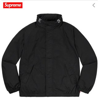 シュプリーム(Supreme)のSupreme Raglan Court Jacket L ブラック(ブルゾン)