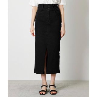 アズールバイマウジー(AZUL by moussy)のあかね様専用/AZULBYMOUSSYハイウエストスリットデニムスカート(ロングスカート)