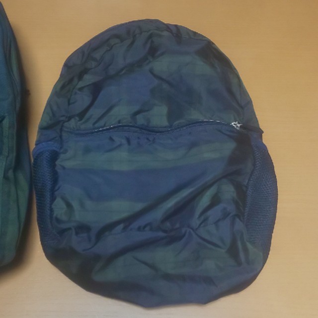 MUJI (無印良品)(ムジルシリョウヒン)の無印良品 チェックリュック親子２個セット レディースのバッグ(リュック/バックパック)の商品写真