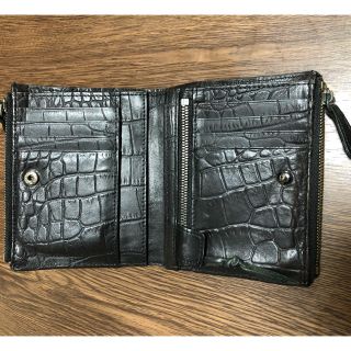 【HEAD PORTER】CROCO クロコ型押し 財布 二つ折り財布