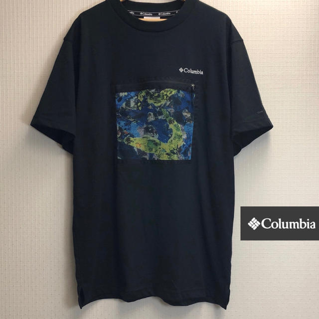 Columbia(コロンビア)のColumbia Tシャツ黒Tビッグシルエットメンズ メンズのトップス(Tシャツ/カットソー(半袖/袖なし))の商品写真