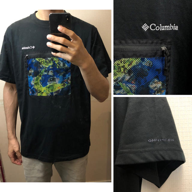 Columbia(コロンビア)のColumbia Tシャツ黒Tビッグシルエットメンズ メンズのトップス(Tシャツ/カットソー(半袖/袖なし))の商品写真