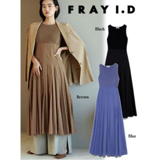 フレイアイディー(FRAY I.D)のFRAY .ID ニットコンビノースリワンピース(ロングワンピース/マキシワンピース)