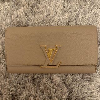 ルイヴィトン(LOUIS VUITTON)のルイヴィトン カプシーヌ ボルトフォイユ 長財布(財布)