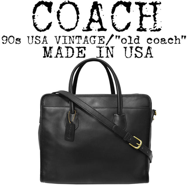 ★美品★COACH★オールドコーチ★90s★2way ビジネスバッグ★USA製★