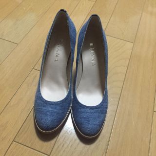 ダイアナ(DIANA)の《未使用》デニム地パンプス(ハイヒール/パンプス)