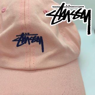 ステューシー(STUSSY)のSTUSSY ステューシー ダッドハット CAP ローキャップ ピンク(キャップ)