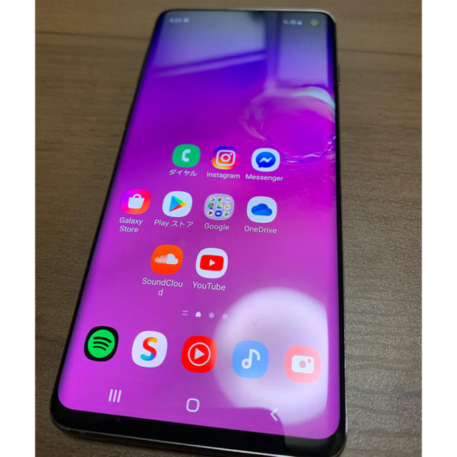 Galaxy(ギャラクシー)のGalaxy S10 AU 128GB black SCV41  スマホ/家電/カメラのスマートフォン/携帯電話(スマートフォン本体)の商品写真