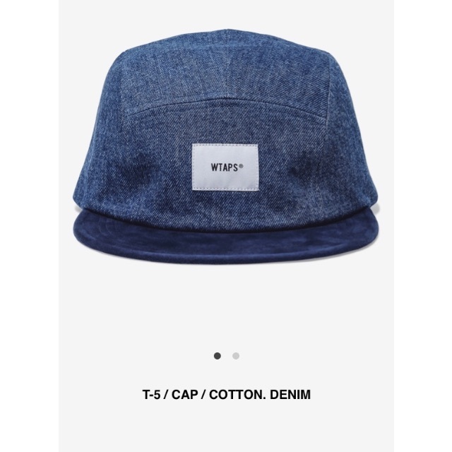 新品未使用　Wtaps 20aw t5 cap cotton denim