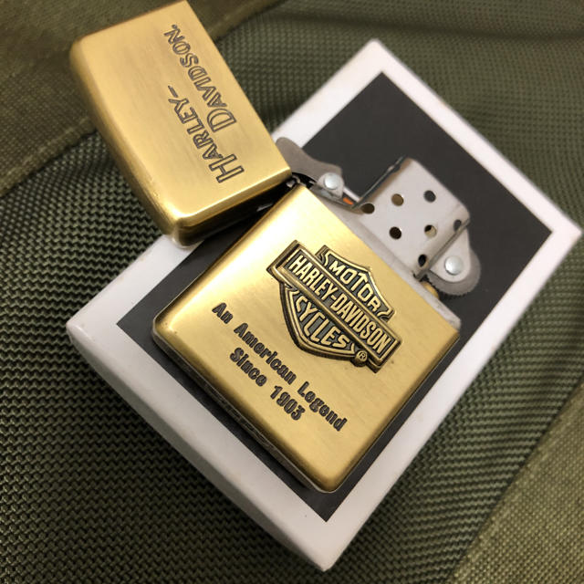 Harley Davidson(ハーレーダビッドソン)のUSA製ハーレーダヴィッドソンジッポzippo ロゴ金長瀬木村拓哉テンダーロイン メンズのファッション小物(タバコグッズ)の商品写真