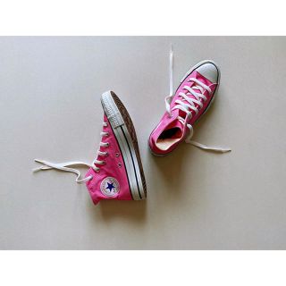 コンバース(CONVERSE)の極美品✨converse★ALL STAR💗ハイカットpink(スニーカー)